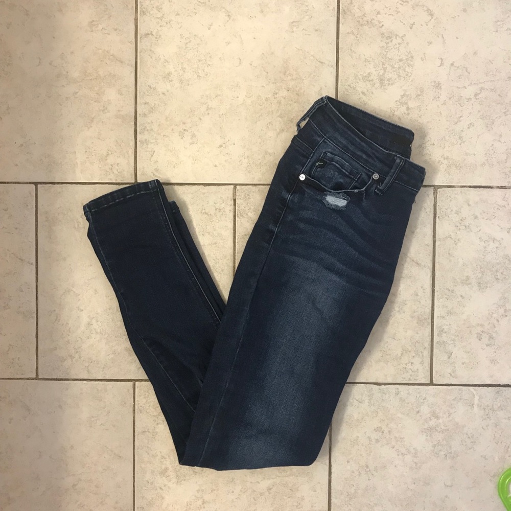 KanCan High Waisted Dark Wash Skinny Jeans